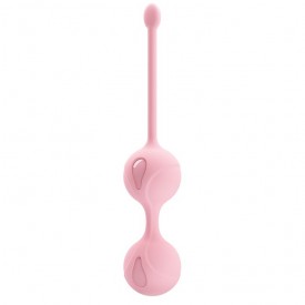 Нежно-розовые вагинальные шарики Kegel Tighten Up I