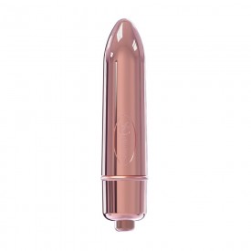 Розовая гладкая вибропуля So Divine Halo Bullet Vibrator - 8 см.